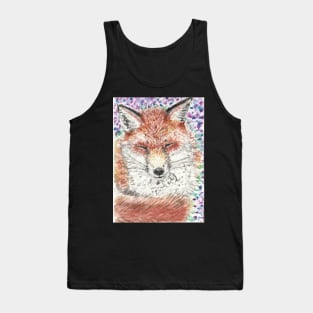 Fox art Tank Top